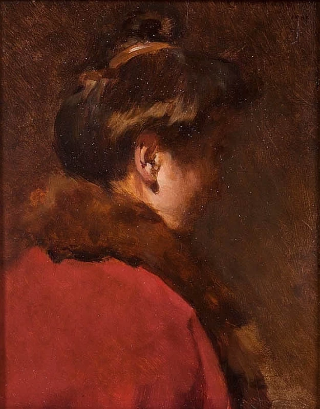 Ritratto di donna di profilo